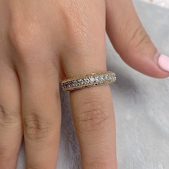 Beaut 14k Solid Gold and 44 Diamonds - Picture 10 of 16